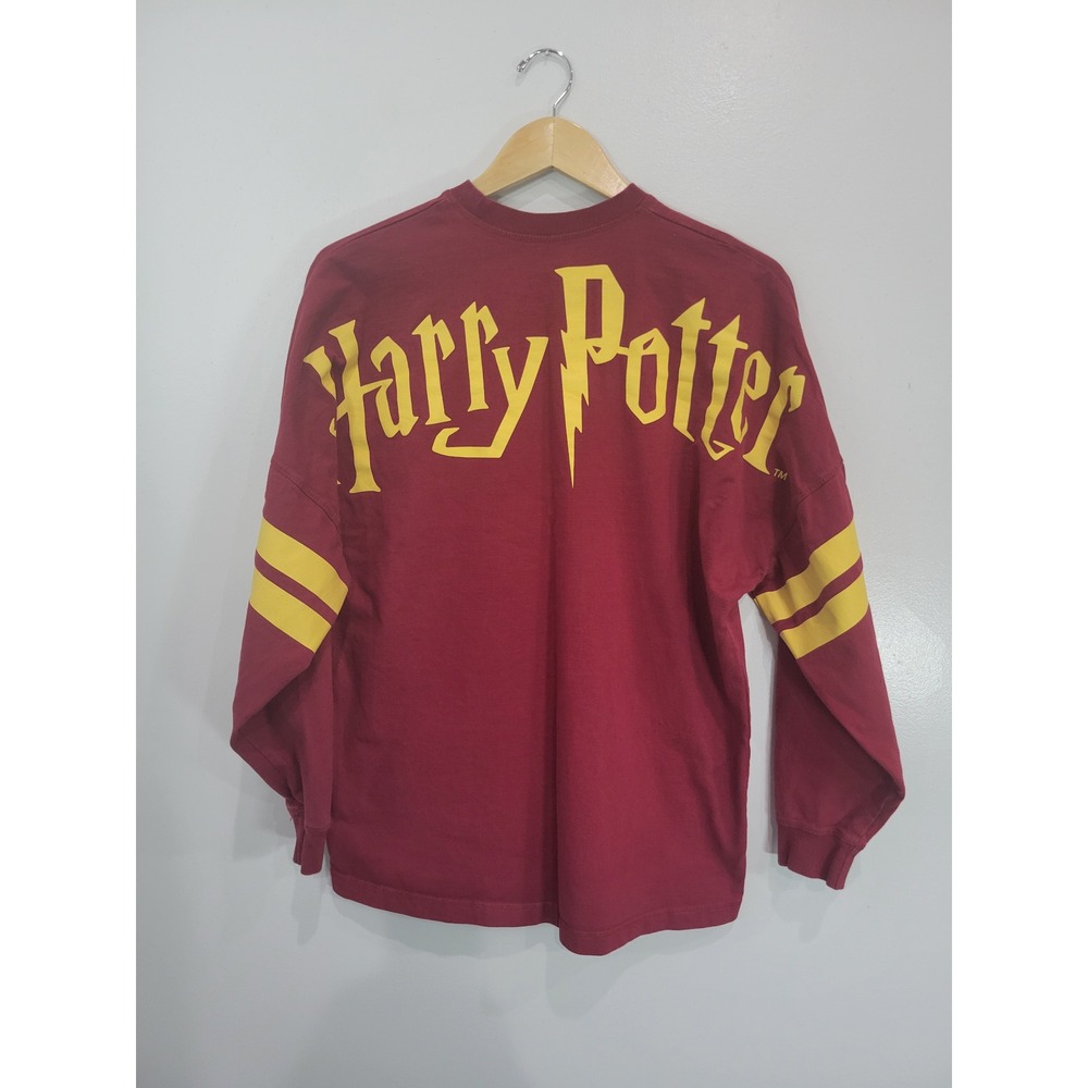 Harry Potter Wizarding World Maroon Long Sleeve‎ Spirit Jersey Shirt Small 4/6
